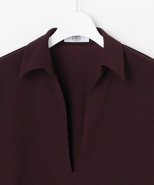 J.PRESS Ladies(J.プレス レディス)の「ジョーゼットダンボール スキッパー カットソー(Tシャツ/カットソー・レディース・ライトグレー系/グレー系/パープル系・SMALL)」の14枚目の写真