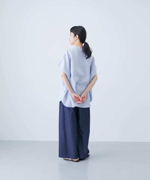 【新品・タグ付き】リネンWポケットフレンチシャツ　かぐれ リネンWポケットワイドシャツ[GAA4-23M011]｜URBAN RESEARCH公式