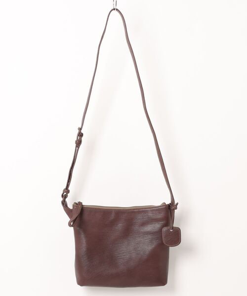 genten(ゲンテン)の「ゴートベーシック ショルダーバッグ(ショルダーバッグ・レディース・ブラウン/ダークブラック/グレー/ダークグレー・FREE)」の3枚目の写真