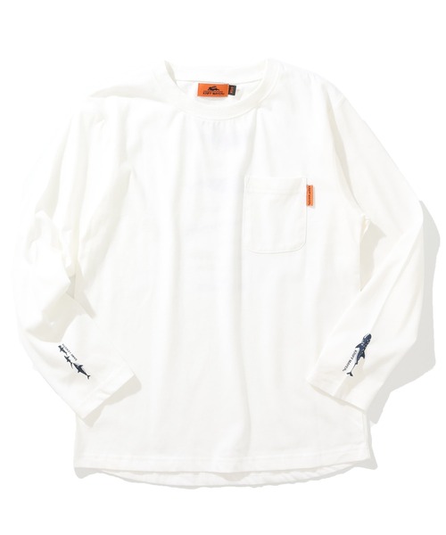 KRIFF MAYER Kid's Collection（クリフメイヤーキッズコレクション）の「【保温機能】ぬくテクロンT（ジンベイザメ）（Tシャツ/カットソー・キッズ・オフホワイト/レッド/グリーン/ネイビー・120/130/140/150/160/170）」の12枚目の写真