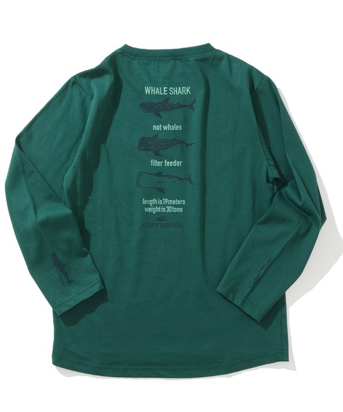 KRIFF MAYER Kid's Collection（クリフメイヤーキッズコレクション）の「【保温機能】ぬくテクロンT（ジンベイザメ）（Tシャツ/カットソー・キッズ・オフホワイト/レッド/グリーン/ネイビー・120/130/140/150/160/170）」の17枚目の写真