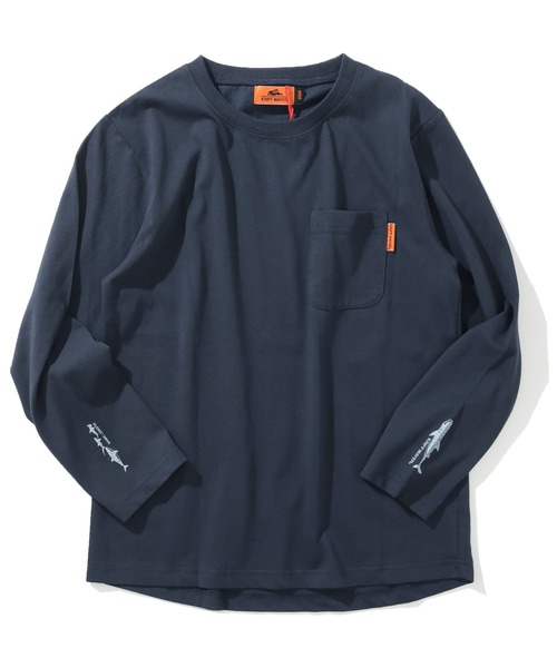 KRIFF MAYER Kid's Collection（クリフメイヤーキッズコレクション）の「【保温機能】ぬくテクロンT（ジンベイザメ）（Tシャツ/カットソー・キッズ・オフホワイト/レッド/グリーン/ネイビー・120/130/140/150/160/170）」の18枚目の写真