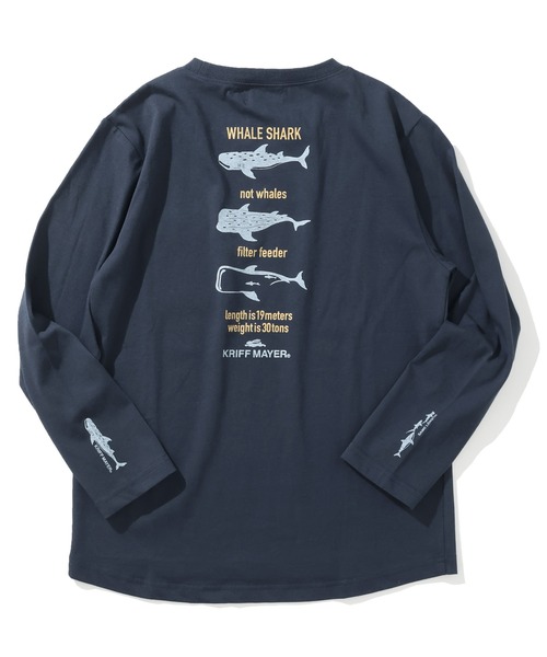 KRIFF MAYER Kid's Collection（クリフメイヤーキッズコレクション）の「【保温機能】ぬくテクロンT（ジンベイザメ）（Tシャツ/カットソー・キッズ・オフホワイト/レッド/グリーン/ネイビー・120/130/140/150/160/170）」の19枚目の写真