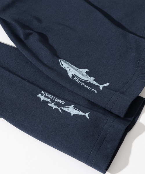 KRIFF MAYER Kid's Collection（クリフメイヤーキッズコレクション）の「【保温機能】ぬくテクロンT（ジンベイザメ）（Tシャツ/カットソー・キッズ・オフホワイト/レッド/グリーン/ネイビー・120/130/140/150/160/170）」の6枚目の写真