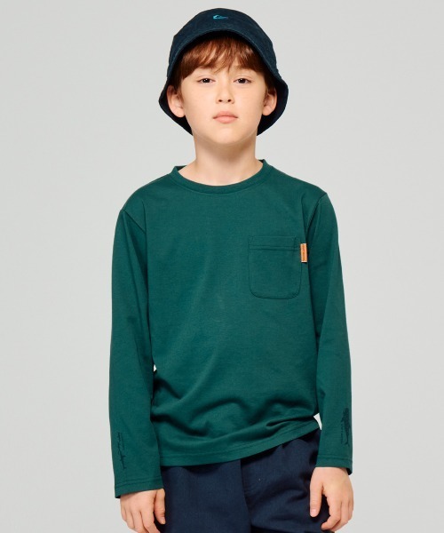 KRIFF MAYER Kid's Collection（クリフメイヤーキッズコレクション）の「【保温機能】ぬくテクロンT（ジンベイザメ）（Tシャツ/カットソー・キッズ・オフホワイト/レッド/グリーン/ネイビー・120/130/140/150/160/170）」の21枚目の写真