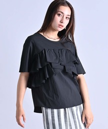 ラッフルビスチェブラウス