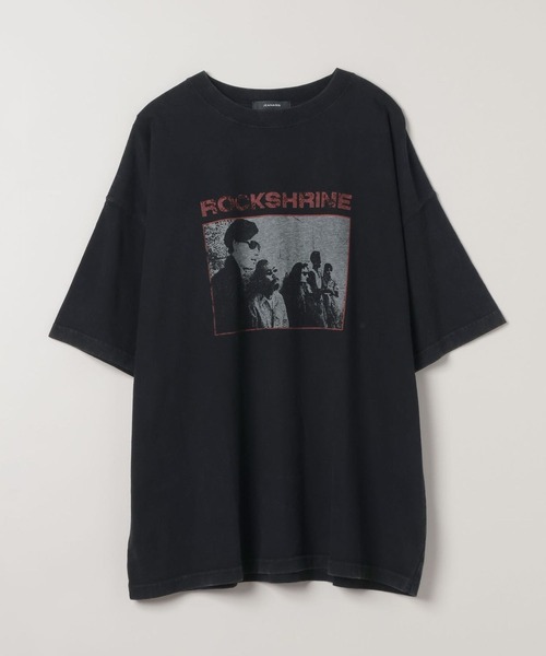 JEANASIS(ジーナシス)の「ROCKSHRINEヴィンテージ TEE/586509(Tシャツ/カットソー・レディース・チャコールグレー/ブラック/レッド/ホワイト・FREE)」の3枚目の写真