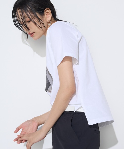 スーピマコットンポンチ フォトTシャツ COMME CA｜スーピマコットンポンチ フォトTシャツ | Rakuten