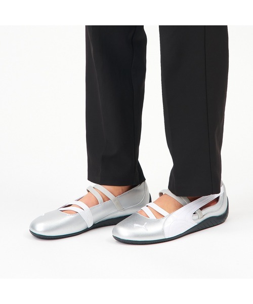 PUMA(プーマ)の「PUMA プーマ W SPEEDCAT BALLET METALLIC 401581 01SILVER/WH(スニーカー・レディース・シルバー・23.0cm/23.5cm/24.0cm/25.0cm/25.5cm/24.5cm/22.5cm)」の3枚目の写真