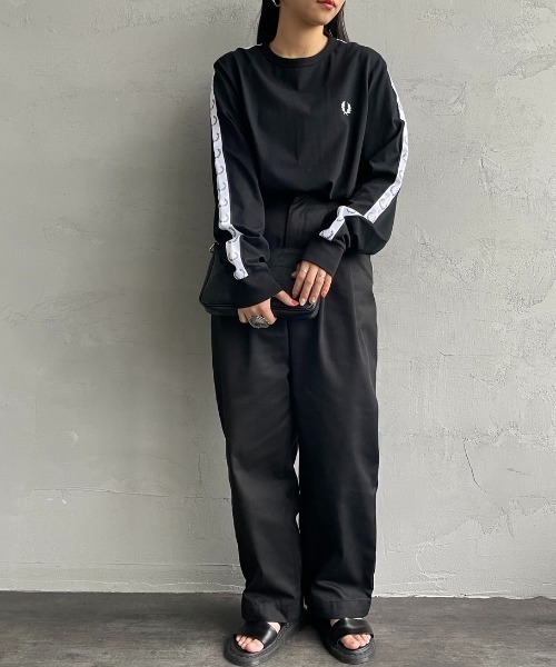 【人気モデル】フレッドペリー トラックジャケット テープロゴ ワンポイントロゴ黒 楽天市場】【最大100%ポイントバック※要エントリー】定番