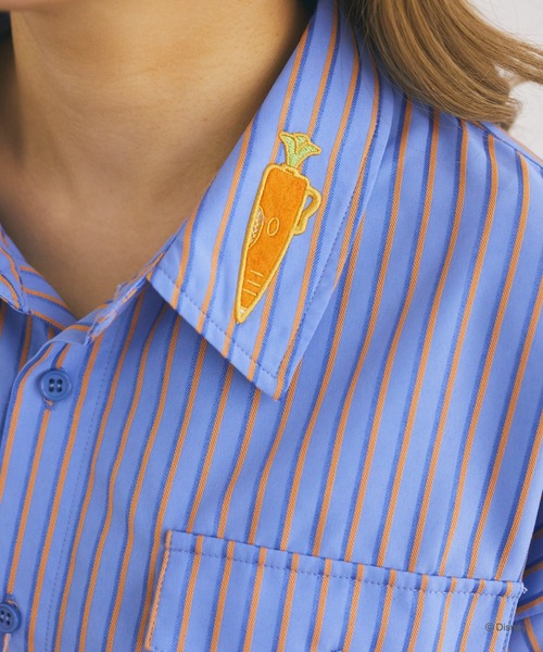 Disney(ディズニー)の「ズートピア/ジュディ/ストライプシャツ(シャツ/ブラウス・メンズ・ブルー・FREE)」の15枚目の写真