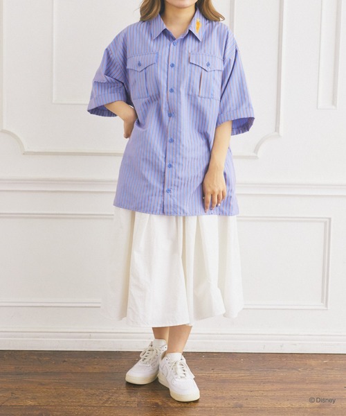 Disney(ディズニー)の「ズートピア/ジュディ/ストライプシャツ(シャツ/ブラウス・メンズ・ブルー・FREE)」の11枚目の写真