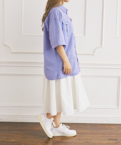 Disney(ディズニー)の「ズートピア/ジュディ/ストライプシャツ(シャツ/ブラウス・メンズ・ブルー・FREE)」の12枚目の写真