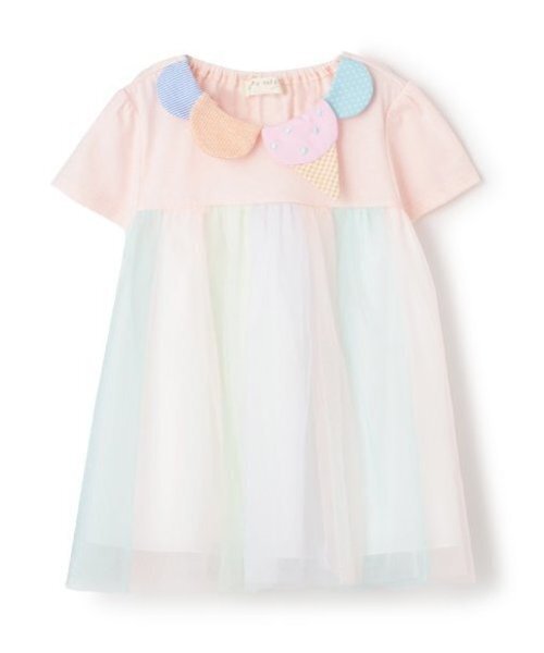 baby cheer（ベイビーチアー）の「アイス衿チュールチュニック（チュニック・キッズ・ピンク/ラベンダー・120cm/110cm/100cm/90cm/80ｃｍ）」の17枚目の写真