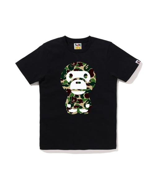 トップス A BATHING APE ABC CAMO BIG BABY MILO TEE ABC CAMO BIG BABY MILO TEE（Tシャツ/カットソー）｜A BATHING