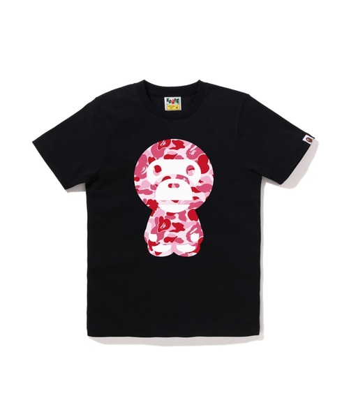 トップス A BATHING APE ABC CAMO BIG BABY MILO TEE ABC CAMO BIG BABY MILO TEE（Tシャツ/カットソー）｜A BATHING