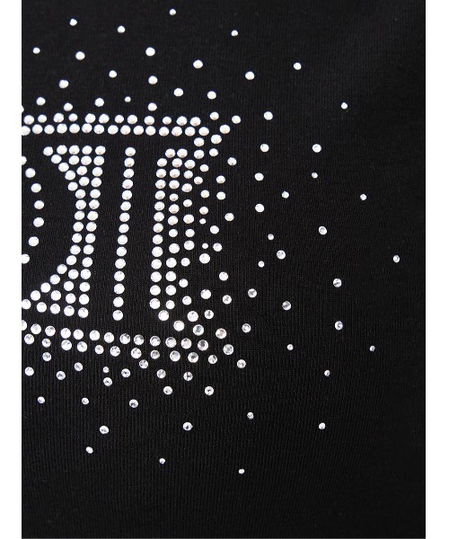 Darich(ダーリッチ)の「シャイニーDDロゴコンパクトTシャツ(Tシャツ/カットソー・レディース・ホワイト/ブラック/グレー・FREE)」の10枚目の写真