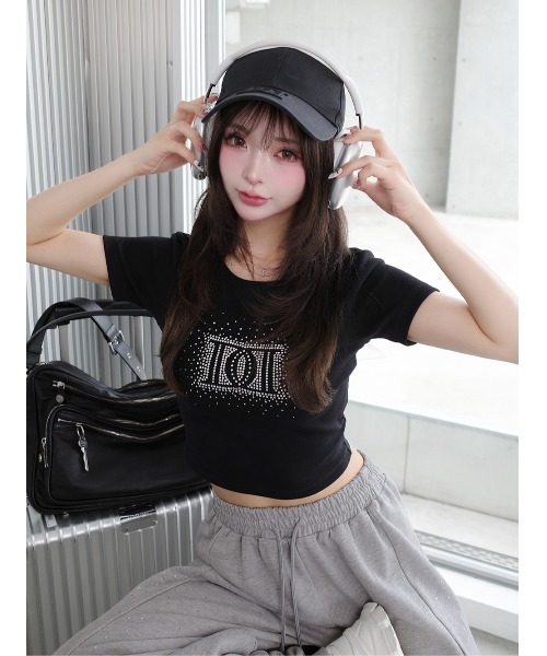 シャイニーDDロゴコンパクトTシャツ（Tシャツ/カットソー