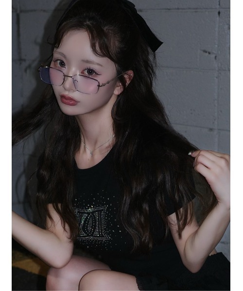 シャイニーDDロゴコンパクトTシャツ（Tシャツ/カットソー）｜Darich