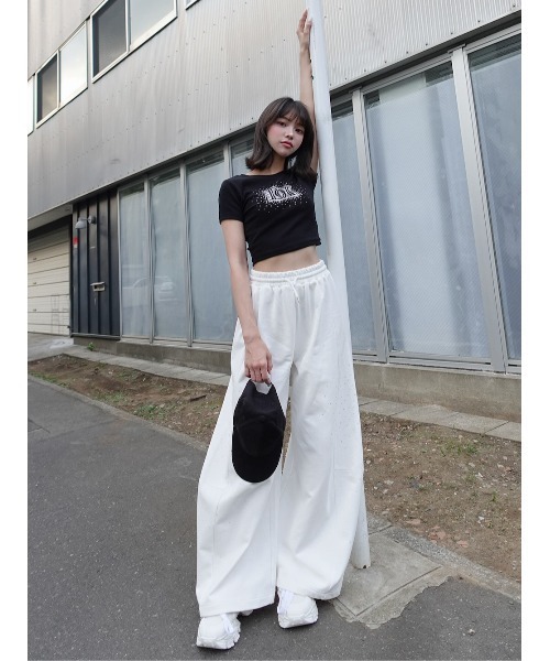 darich シャイニーDDロゴコンパクトTシャツ ダーリッチ ホワイト 白 ダーリッチ Darich シャイニーDDロゴコンパクトTシャツ