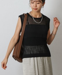 COLONY 2139 | 透かし柄ニットベスト(ベスト)