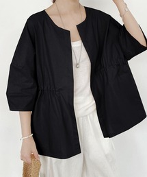 ジャケット/アウター ブラウス ギャザー」に該当するレディース
