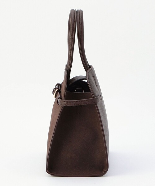 MICO COULIER（ミコクリエ）の「軽量ベルテッド2ＷAYトートバッグ（トートバッグ・レディース・ブラック/ダークブラウン・FREE）」の12枚目の写真