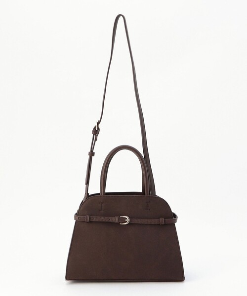 MICO COULIER（ミコクリエ）の「軽量ベルテッド2ＷAYトートバッグ（トートバッグ・レディース・ブラック/ダークブラウン・FREE）」の8枚目の写真