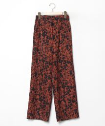 古着 ビンテージ 70s 80s 花柄 総柄 レーヨン ラフパンツ ユルダボ VINTAGE - 古着 ビンテージ 70s 80s 花柄 総柄 レーヨン