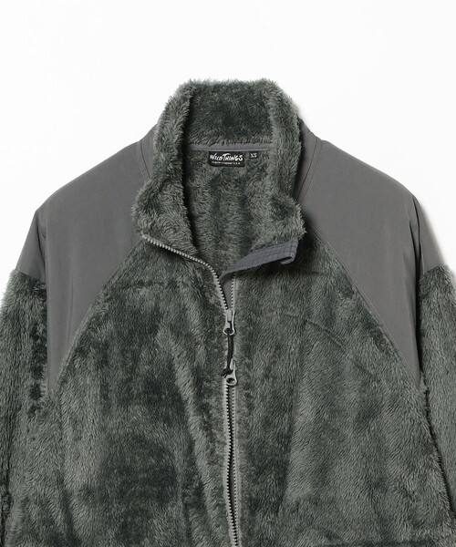 BEAMS BOY（ビームスボーイ）の「WILD THINGS / LEVEL3 SHAGGY JACKET（ブルゾン・レディース・ブラック/グレー・X-SMALL）」の4枚目の写真