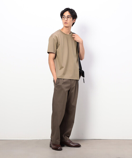 COMME CA ISM(コムサイズム)の「「MADE IN JAPAN」 シルキーポンチ Tシャツ(Tシャツ/カットソー・メンズ・ホワイト/ベージュ/カーキ・M/L)」の18枚目の写真