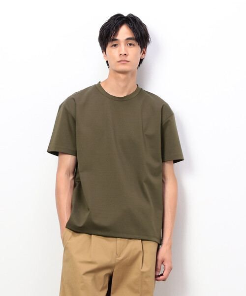 COMME CA ISM(コムサイズム)の「「MADE IN JAPAN」 シルキーポンチ Tシャツ(Tシャツ/カットソー・メンズ・ホワイト/ベージュ/カーキ・M/L)」の17枚目の写真
