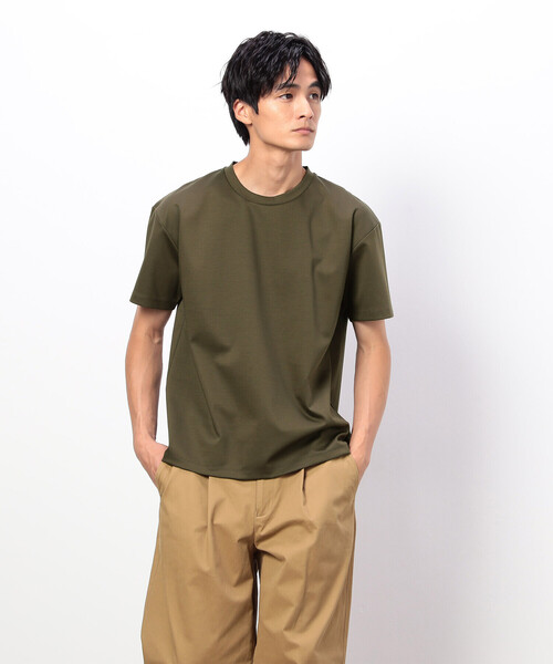 COMME CA ISM(コムサイズム)の「「MADE IN JAPAN」 シルキーポンチ Tシャツ(Tシャツ/カットソー・メンズ・ホワイト/ベージュ/カーキ・M/L)」の20枚目の写真