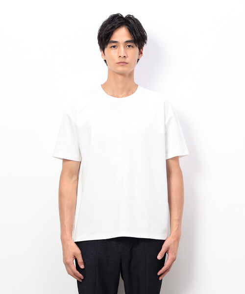 COMME CA ISM(コムサイズム)の「「MADE IN JAPAN」 シルキーポンチ Tシャツ(Tシャツ/カットソー・メンズ・ホワイト/ベージュ/カーキ・M/L)」の16枚目の写真