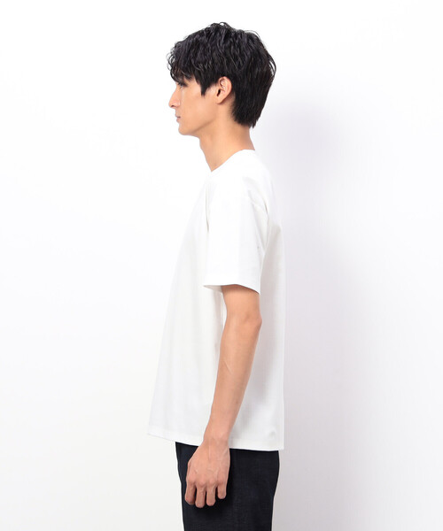 COMME CA ISM(コムサイズム)の「「MADE IN JAPAN」 シルキーポンチ Tシャツ(Tシャツ/カットソー・メンズ・ホワイト/ベージュ/カーキ・M/L)」の21枚目の写真