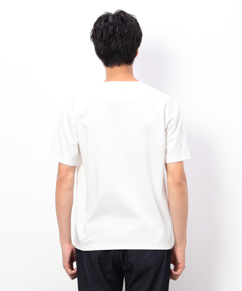 COMME CA ISM(コムサイズム)の「「MADE IN JAPAN」 シルキーポンチ Tシャツ(Tシャツ/カットソー・メンズ・ホワイト/ベージュ/カーキ・M/L)」の12枚目の写真