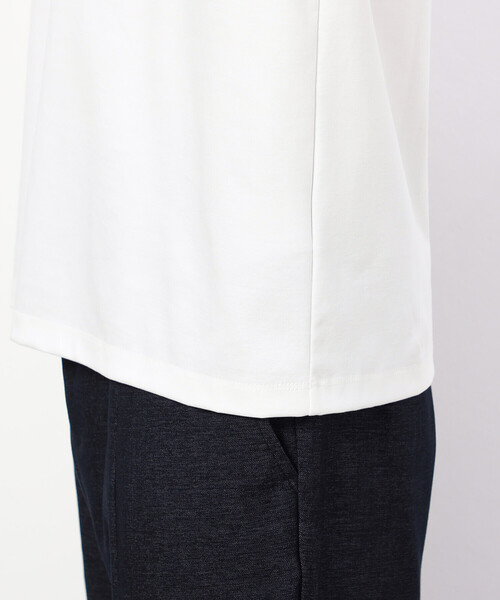 COMME CA ISM(コムサイズム)の「「MADE IN JAPAN」 シルキーポンチ Tシャツ(Tシャツ/カットソー・メンズ・ホワイト/ベージュ/カーキ・M/L)」の11枚目の写真