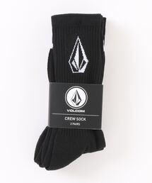 VOLCOM（ボルコム）の「【VOLCOM/ボルコム】 Full Stone 3 Pack Socks /アイコンソックス３パック（靴下）（ソックス/靴下・メンズ）」