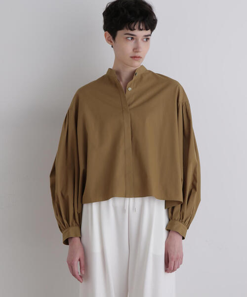 LE PHIL(ルフィル)の「◆ショートタイプライターブラウス(シャツ/ブラウス・レディース・ブルー/ホワイト/ブラウン/ブルー系その他2・F)」の18枚目の写真