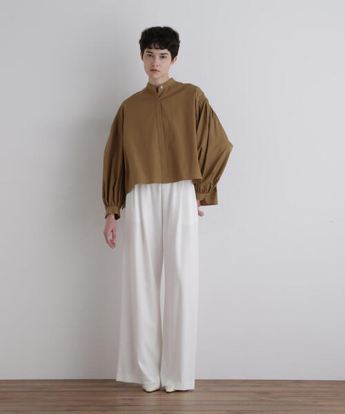 LE PHIL(ルフィル)の「◆ショートタイプライターブラウス(シャツ/ブラウス・レディース・ブルー/ホワイト/ブラウン/ブルー系その他2・F)」の19枚目の写真