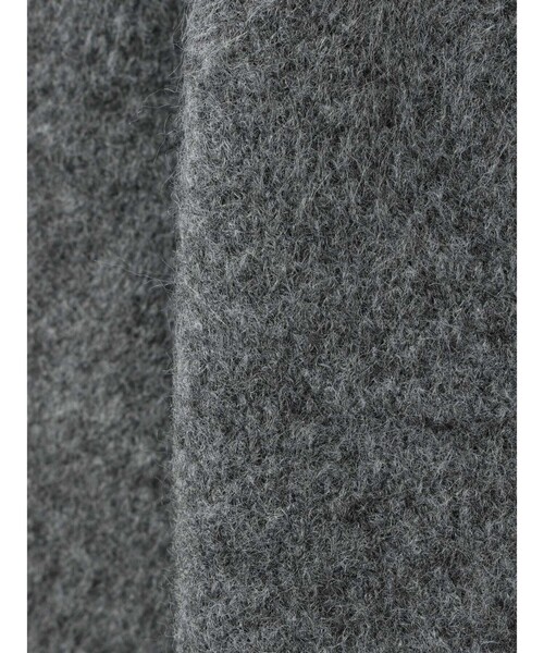 mizuiroind（ミズイロインド）の「mizuiro ind ブークレクルーネックベスト（ベスト・レディース・ブラック/チャコールグレー/オフホワイト・FREE）」の6枚目の写真