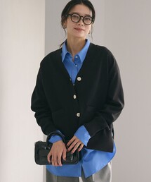 green label relaxing（グリーンレーベルリラクシング）の「パフニット カーディガン ウォッシャブル（カーディガン/ボレロ）」