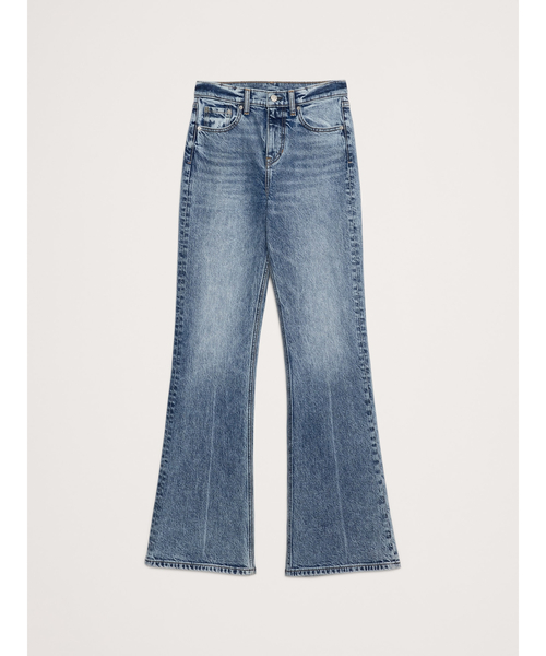 Banana Republic(バナナリパブリック)の「ハイライズ スリム ブーツカットジーンズ(デニムパンツ・レディース・インディゴブルー/ライトインディゴブルー・6/4/2/0/00)」の14枚目の写真