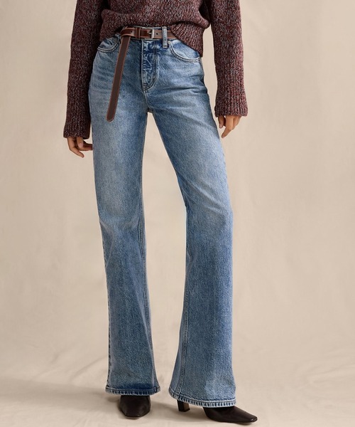 Banana Republic(バナナリパブリック)の「ハイライズ スリム ブーツカットジーンズ(デニムパンツ・レディース・インディゴブルー/ライトインディゴブルー・6/4/2/0/00)」の1枚目の写真