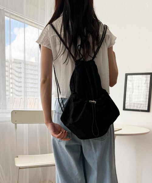 WEGO（ウィゴー）の「WEGO/ドローコードポケットナップサック（バックパック/リュック・レディース・その他1/その他2/その他3・FREE）」の12枚目の写真