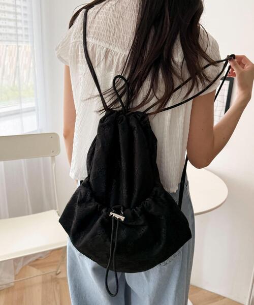 WEGO（ウィゴー）の「WEGO/ドローコードポケットナップサック（バックパック/リュック・レディース・その他1/その他2/その他3・FREE）」の13枚目の写真