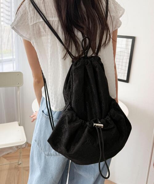 WEGO（ウィゴー）の「WEGO/ドローコードポケットナップサック（バックパック/リュック・レディース・その他1/その他2/その他3・FREE）」の14枚目の写真