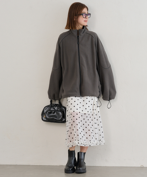 U by SPICK&SPAN（ユーバイスピックアンドスパン）の「tuo/テュオ MOS POCKET付き BOSTON（ボストンバッグ・レディース・ブラウン/ブラック・FREE）」の8枚目の写真