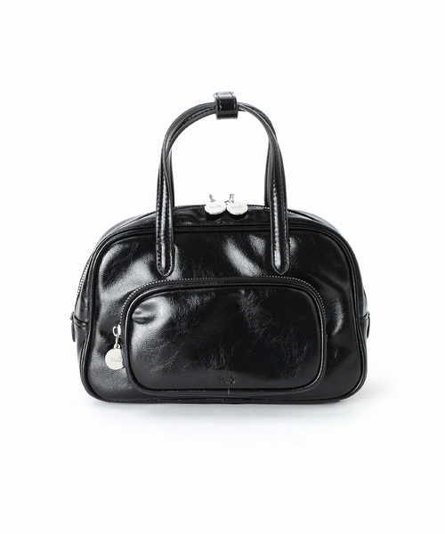 U by SPICK&SPAN（ユーバイスピックアンドスパン）の「tuo/テュオ MOS POCKET付き BOSTON（ボストンバッグ・レディース・ブラウン/ブラック・FREE）」の11枚目の写真