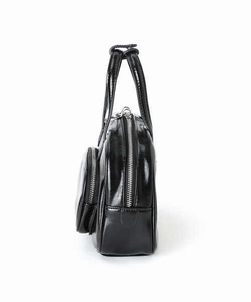 U by SPICK&SPAN（ユーバイスピックアンドスパン）の「tuo/テュオ MOS POCKET付き BOSTON（ボストンバッグ・レディース・ブラウン/ブラック・FREE）」の12枚目の写真